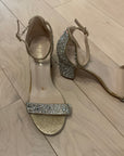 SILVER DE BLOSSOM COLLECTION HEELS 6