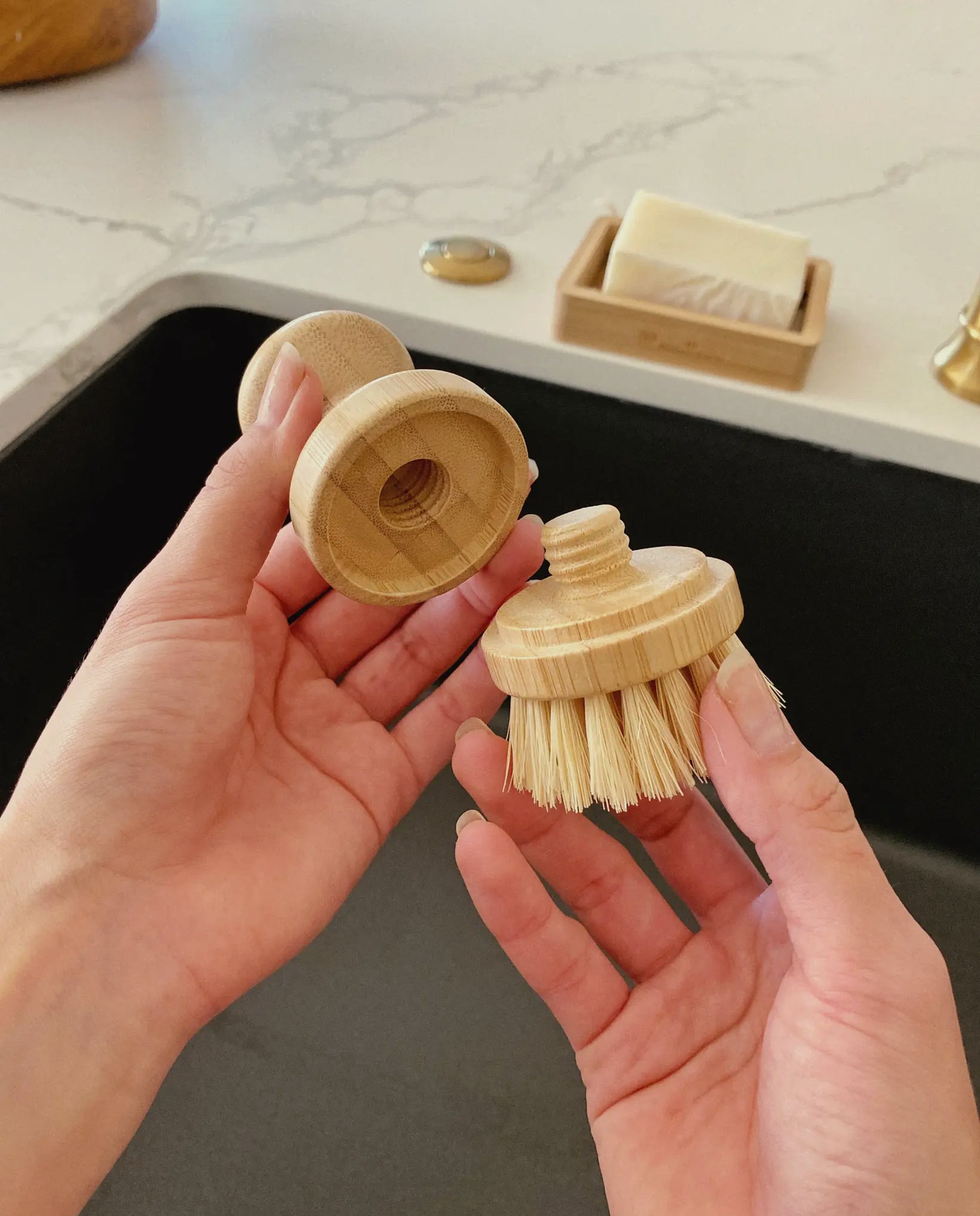 ME Mother Earth Modular Bamboo Hand Brush