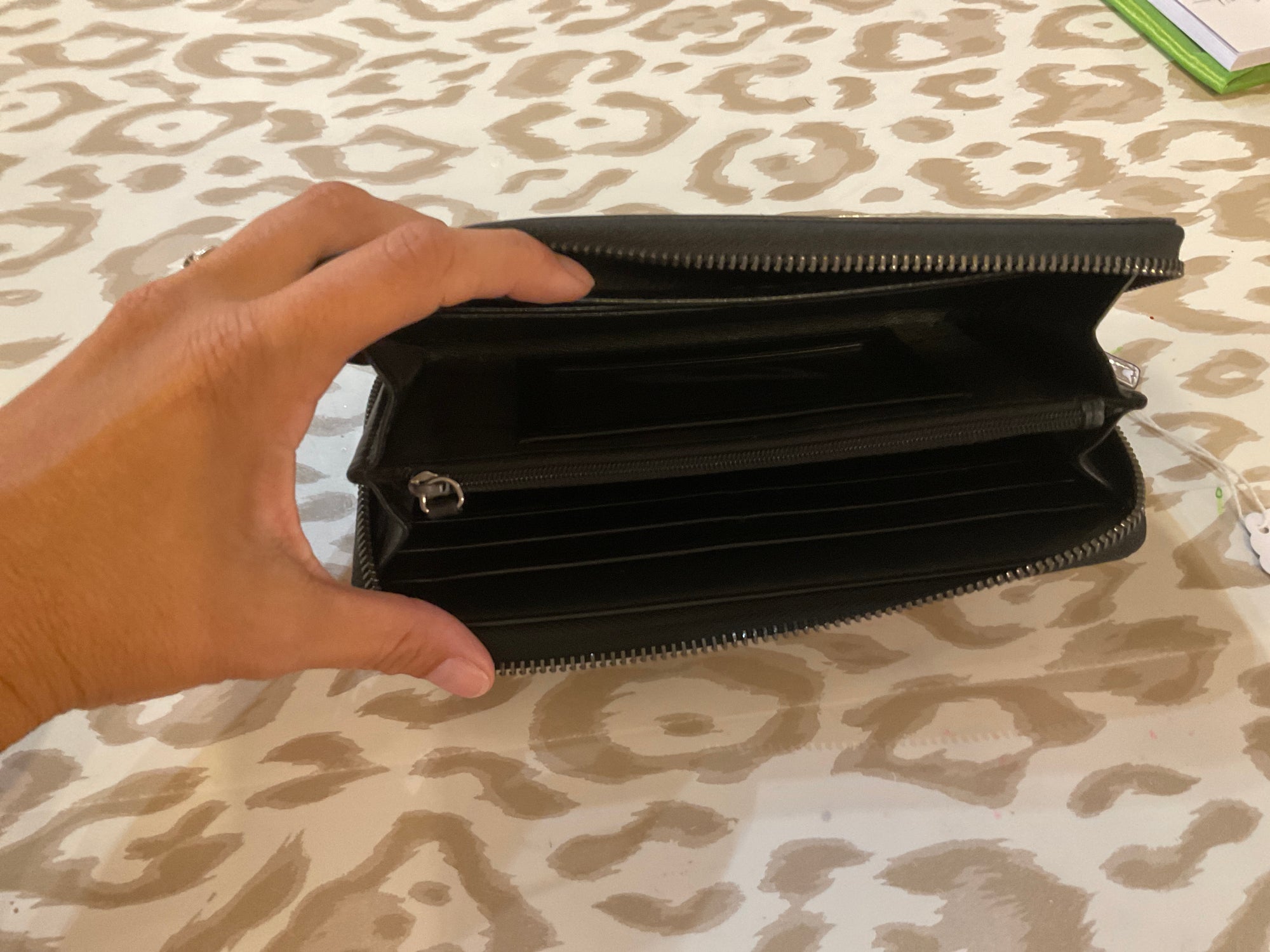 {{Client Code}} SILVER Michael Kors chrome wallet