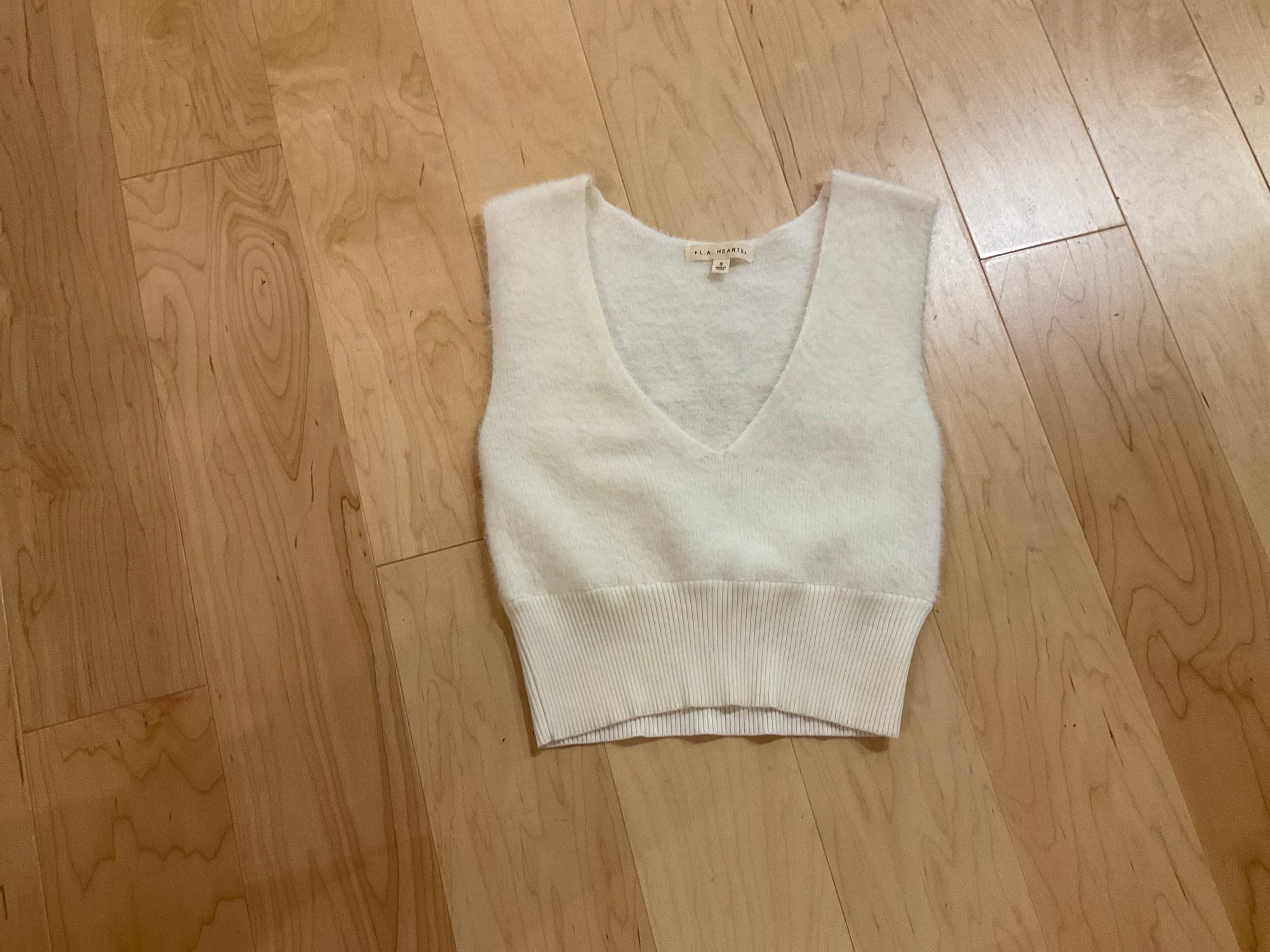 cream L.A. Hearts TANK TOP XS
