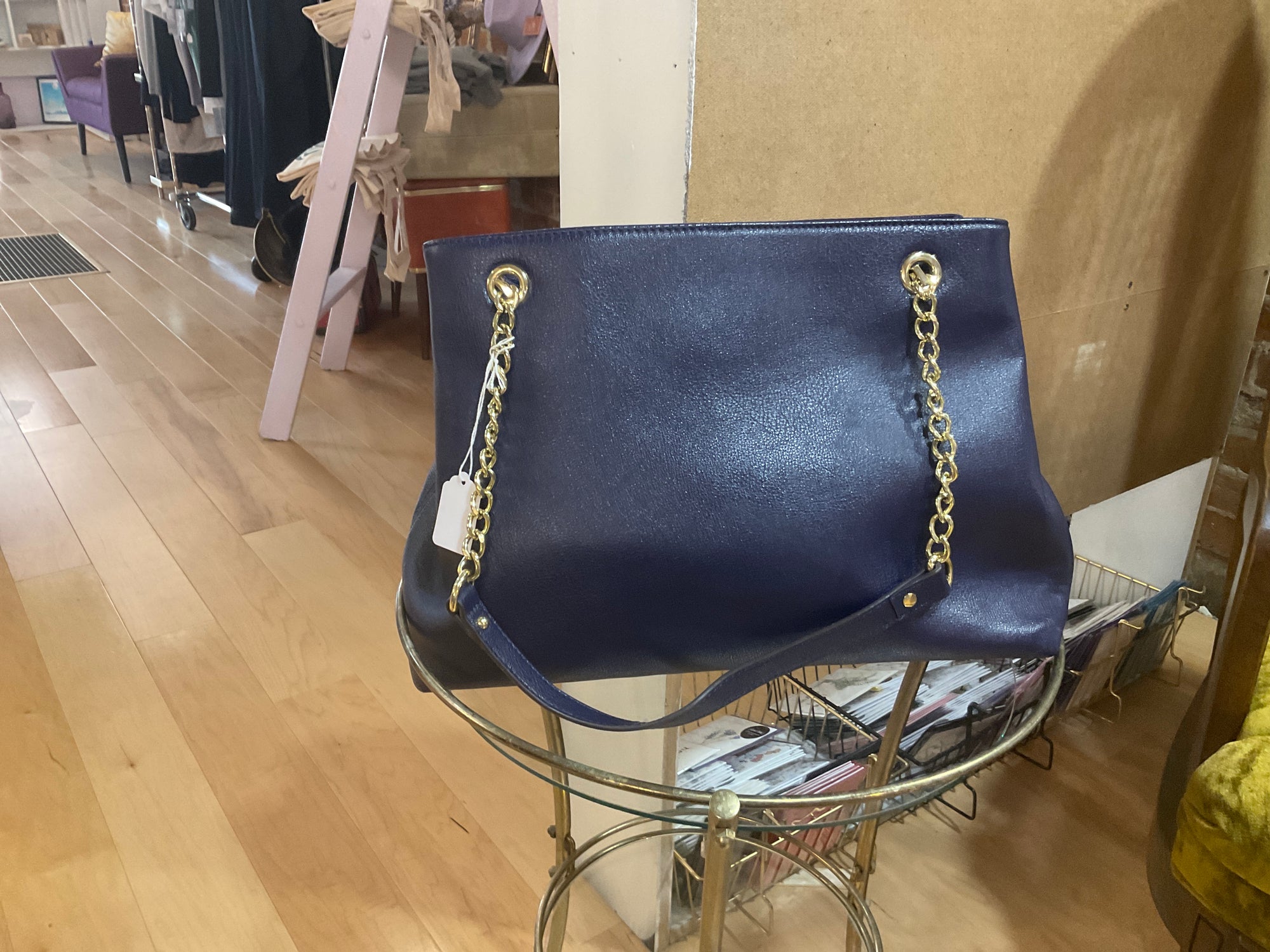 {{ClientCode}} BLACK ANNE KLEIN TOTE PURSE