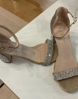 SILVER DE BLOSSOM COLLECTION HEELS 6