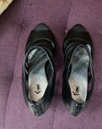 BLACK Fiona HEELS 8