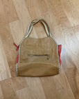 TAN/PINK BIG BUDDHA TOTE