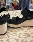 Black Timberland Sandal 6.5