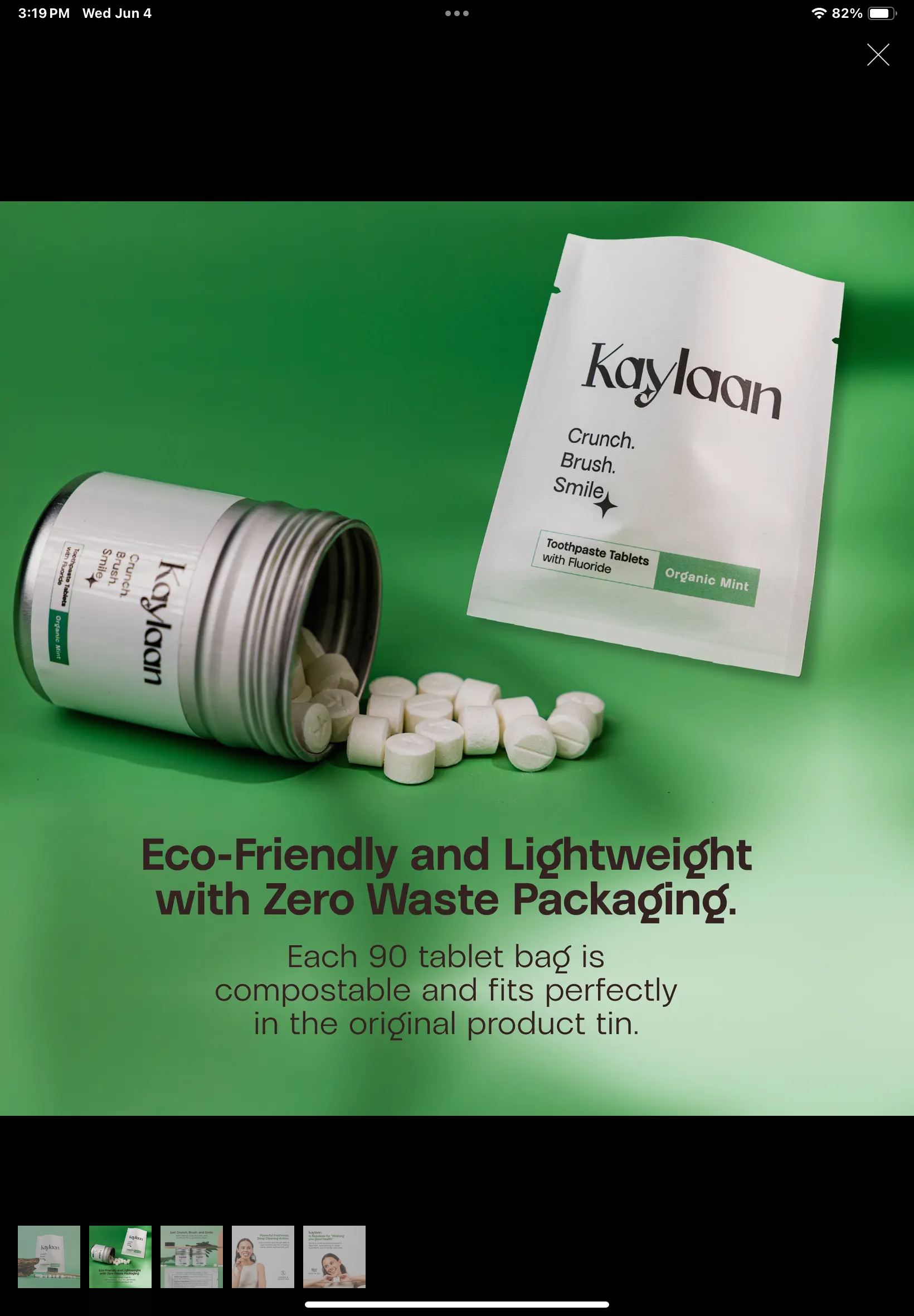 Kaylaan - Toothpaste Tabs Refill - Fluoride