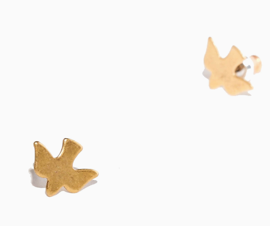 Tilly Doro - Bird Stud Earrings
