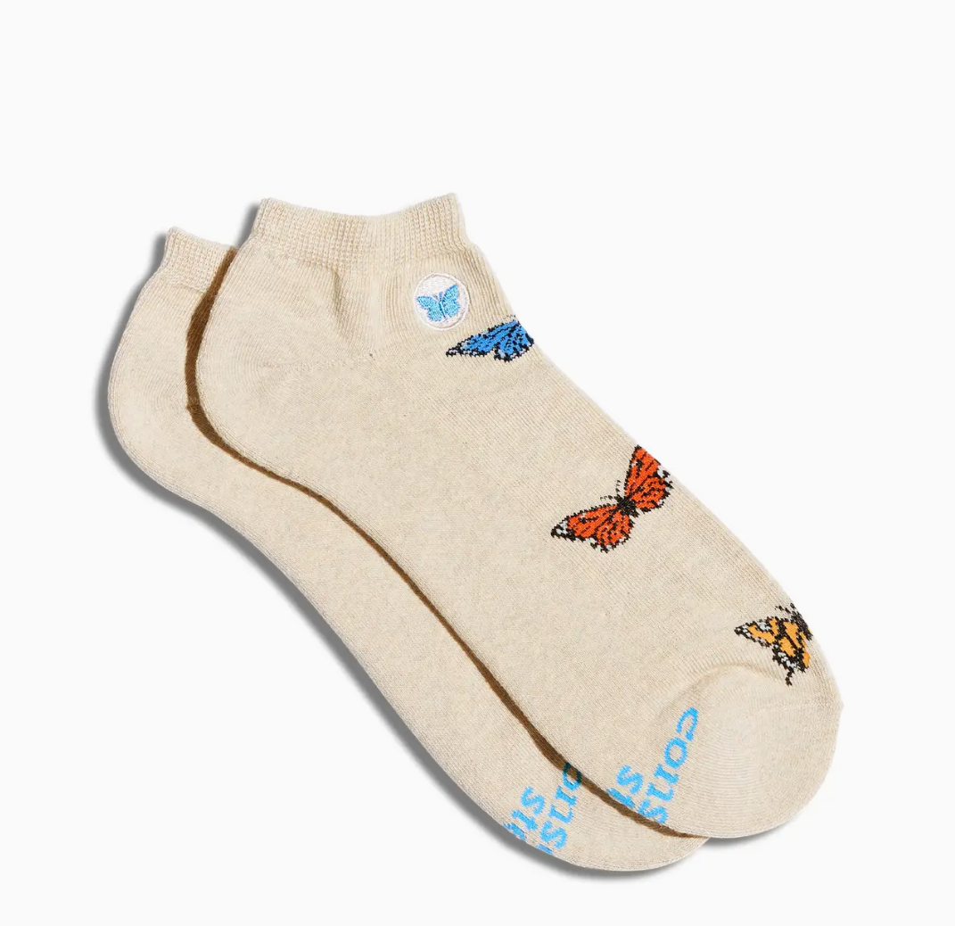 Conscious Step - Socks that Protect Butterflies - Ankle
