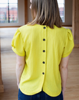ByTAVI - Chartreuse Statement Blouse