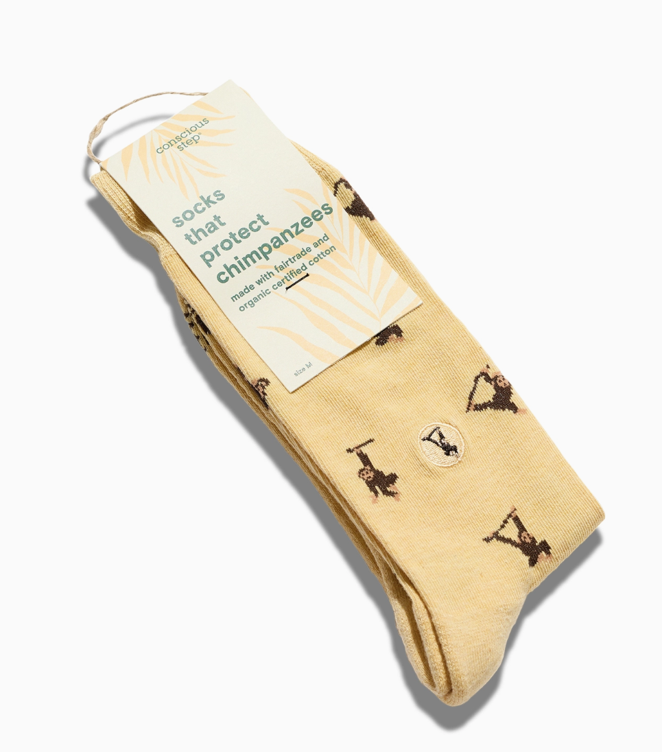 Conscious Step - Socks That Save Chimpanzees