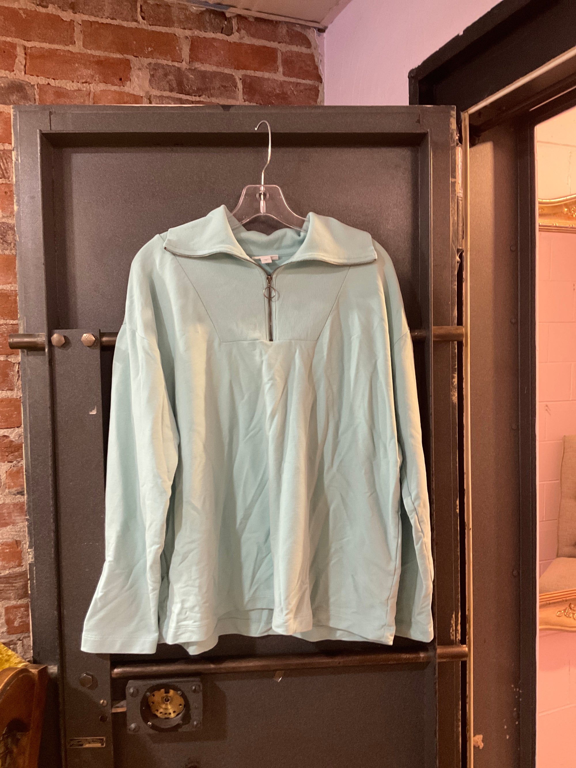 TEAL J JILL LONG SLEEVE SHIRT M