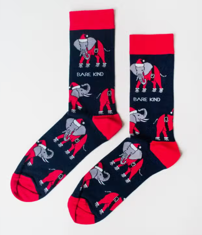 Bare Kind bamboo Christmas Socks