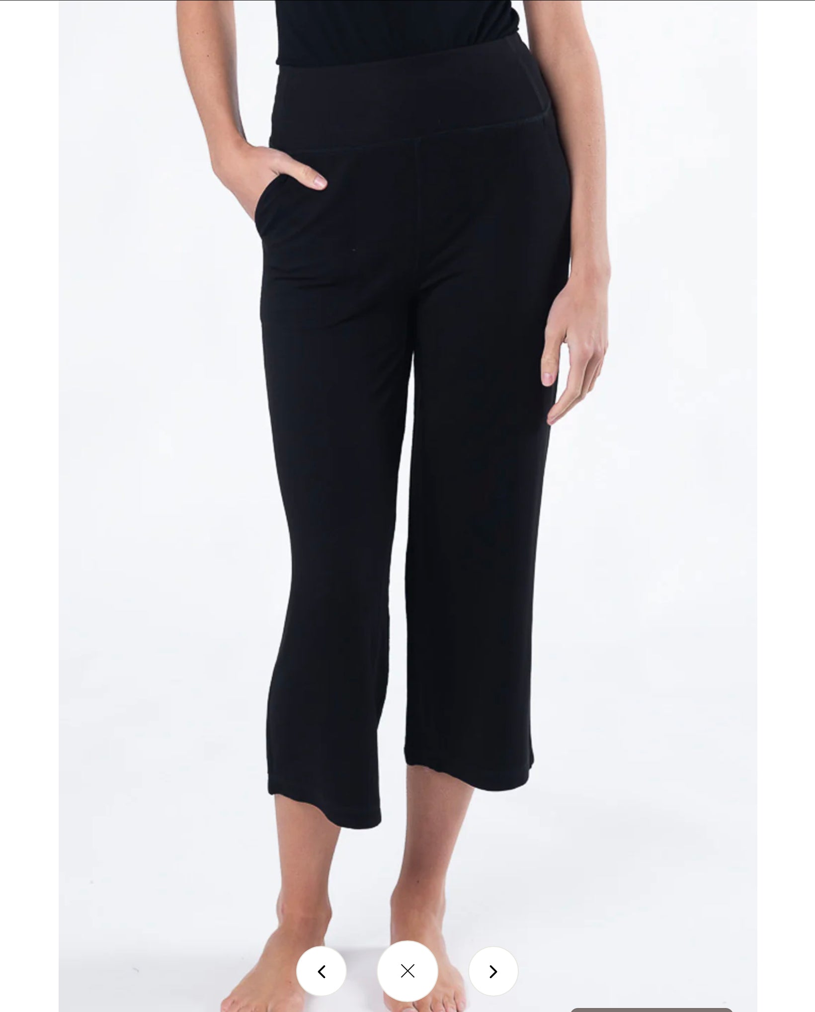 Terrera Dion cropped bamboo pant