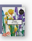 Happy Birthday Floral Watercolor Garden - Plantable Greeting Card