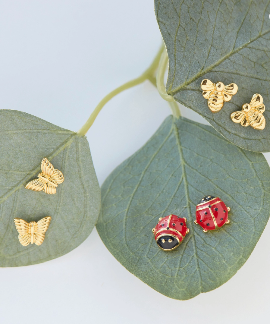 Happy Bug Earring Set