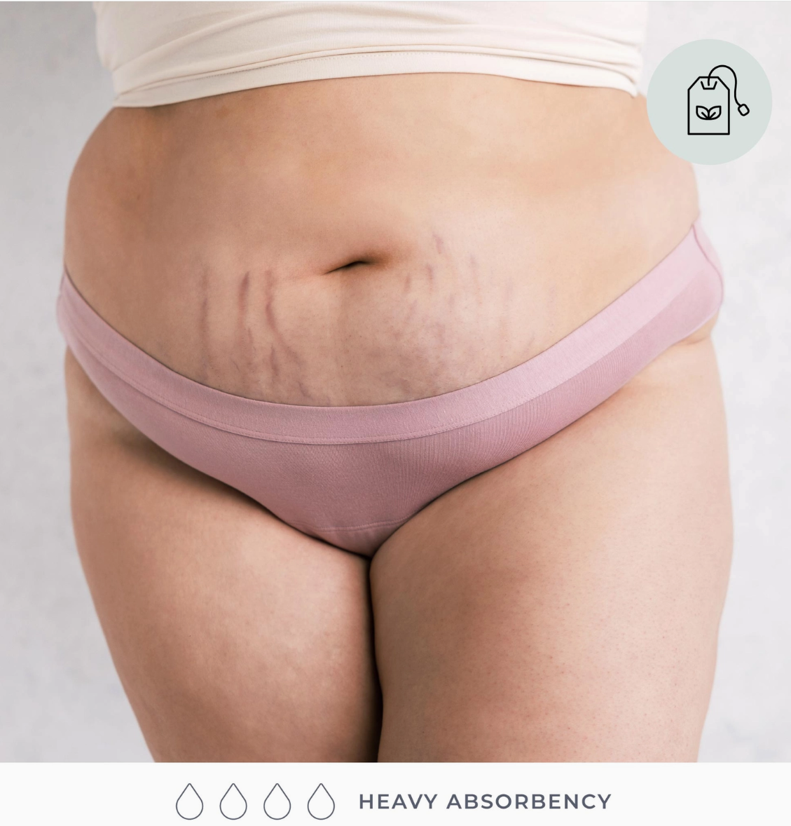 Saalt - Leakproof Cotton Bikini - Heavy