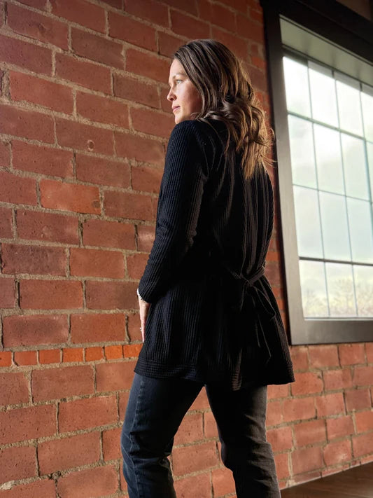 Bytavi waffle wrap sweater