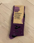 Conscious Step mental health Halloween socks