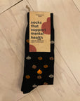 Conscious Step mental health Halloween socks