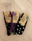 Conscious Step mental health Halloween socks