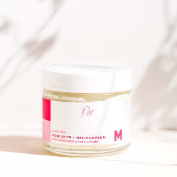 Root Youth Dew Rose Otto + Helichrysum Restoring Neck & Face Cream