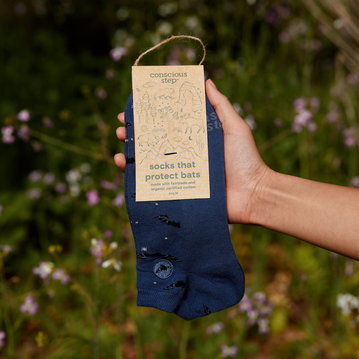 Conscious Step - Socks that Protect Bats- Ankle