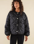 NLT - Nubi Black Boxy Quilted Jacket