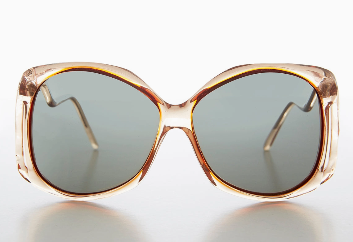 Sunglass Museum - Oversized Polarized 80's Vintage Sunglass
