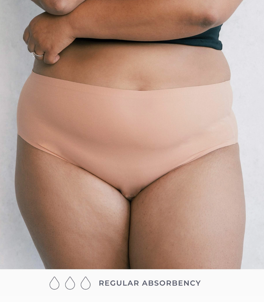 Saalt - Leakproof Seamless High Waisted Brief - Regular Absorbency