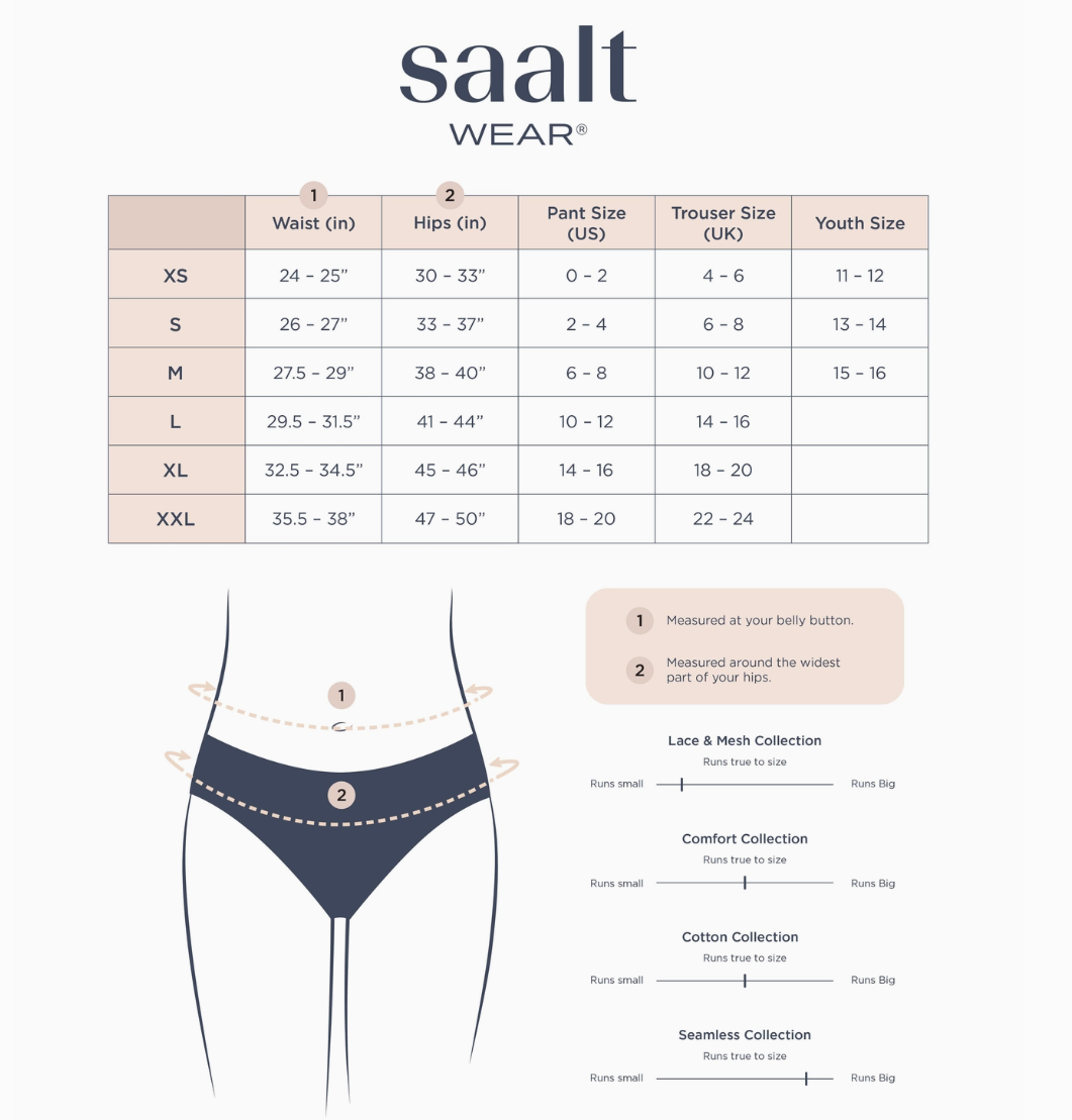 Saalt - Leakproof Cotton Bikini - Heavy