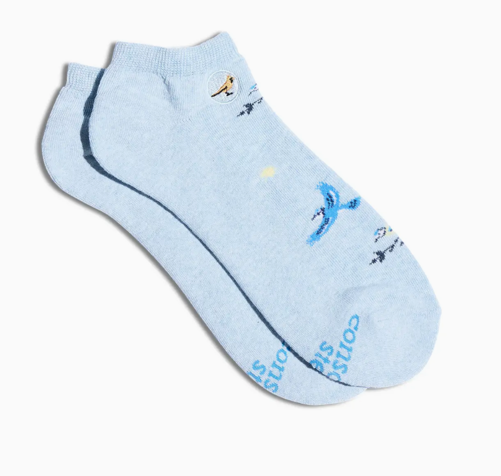 Conscious Step ankle- Socks that Protect Songbirds