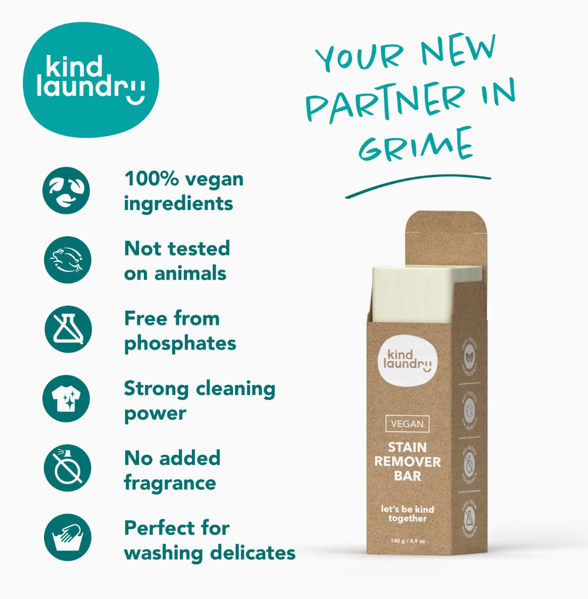Kind Laundry - Vegan Laundry Stain Remover Bar