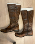 BROWN BORN BOOTS, 6.5