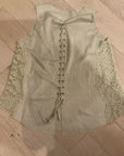 BEIGE VOICE IF CALIFORNIA SUEDE TANK TOP M
