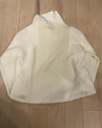 CREAM TRISHA TYLER FUNNELNECK SWEATER XL