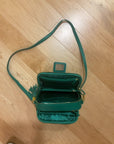 EMERALD GREEN JOY IMAN CROSS BODY PURSE