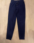 NAVY ZELLA CROP HOOD SWEATSHIRT S