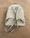 WHITE MICHAEL KORS BACKPACK PURSE