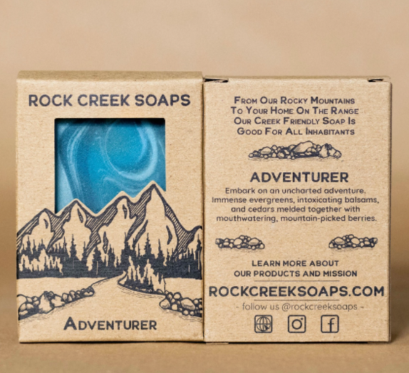 Rock Creek Soaps - Adventurer - Vegan Bar Soap