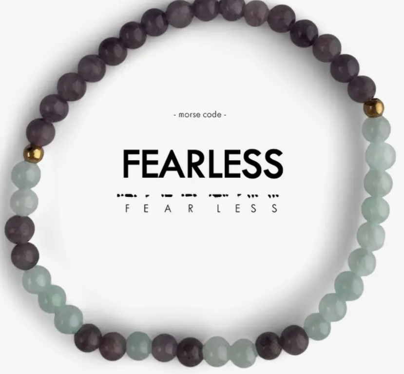 Morse Code Bracelet - Fearless