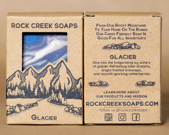 Rock Creek Soap - Glacier - Vegan Bar Soap