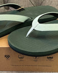 Recycled Tire and Natural Rubber Color Combo Flip Flop