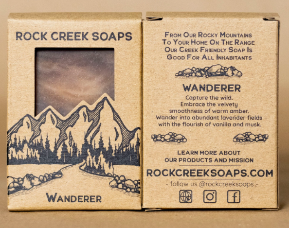 Rock Creek Soaps - Wanderer - Vegan Bar Soap