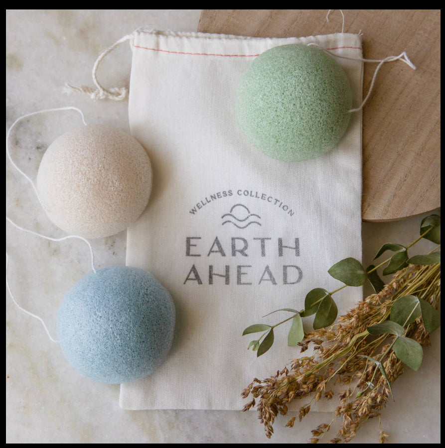 Konjac Facial Cleansing Sponges - Set of 3