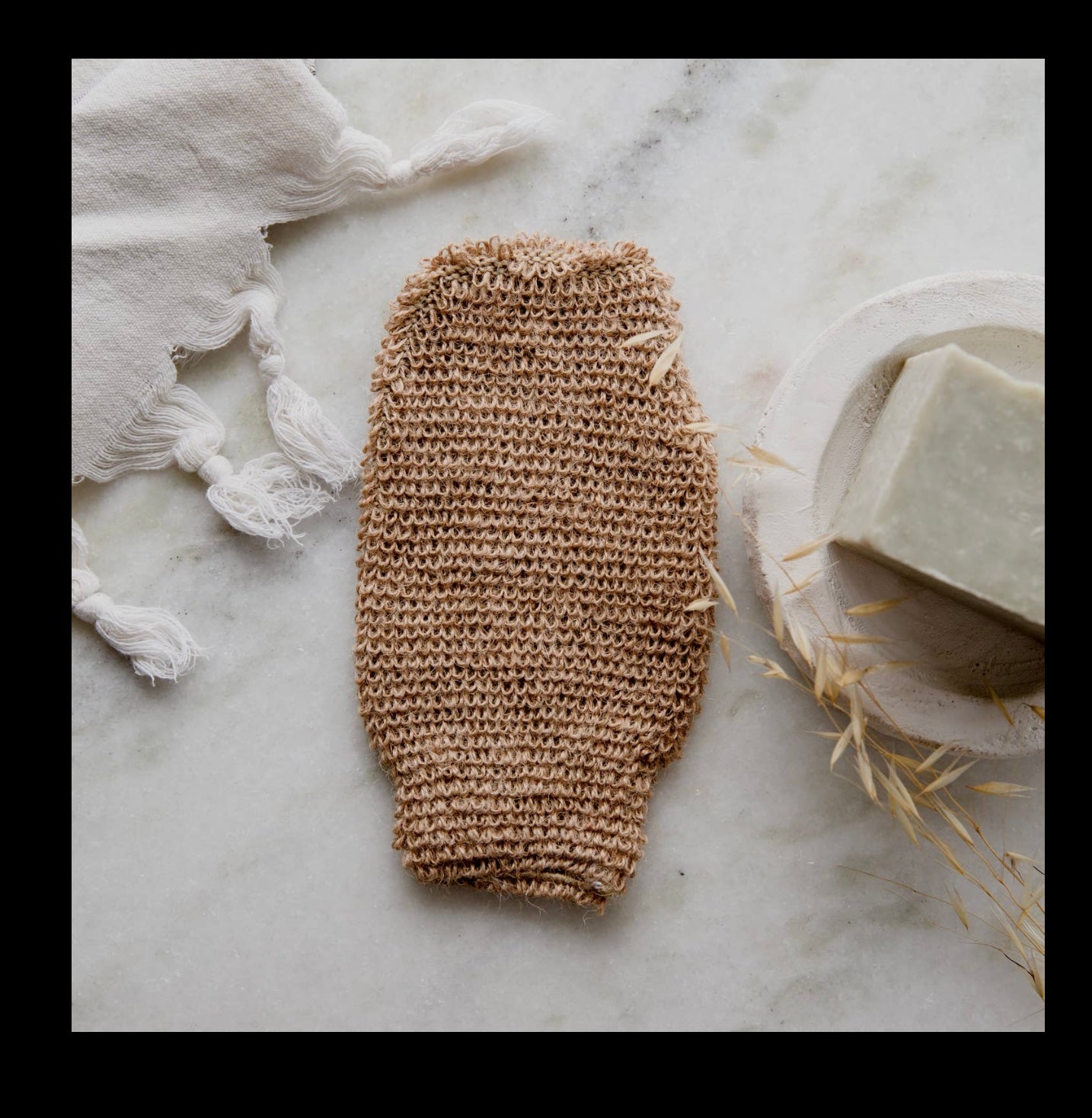 Jute Cleansing & Exfoliating Shower Mitt