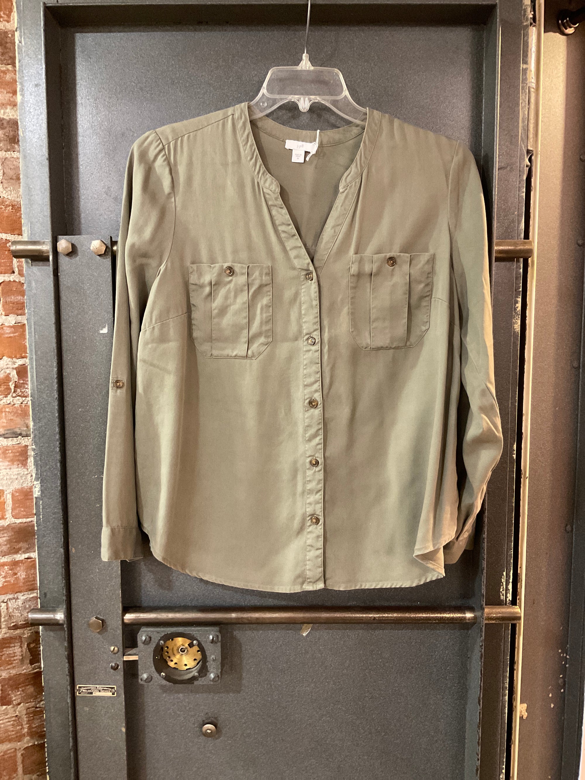 OLIVE J JILL LONG SLEEVE SHIRT M