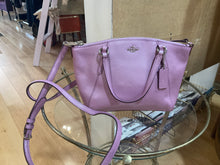 Load image into Gallery viewer, {{ClientCode}} LAVENDER COACH CROSSBODY MINI SATCHEL
