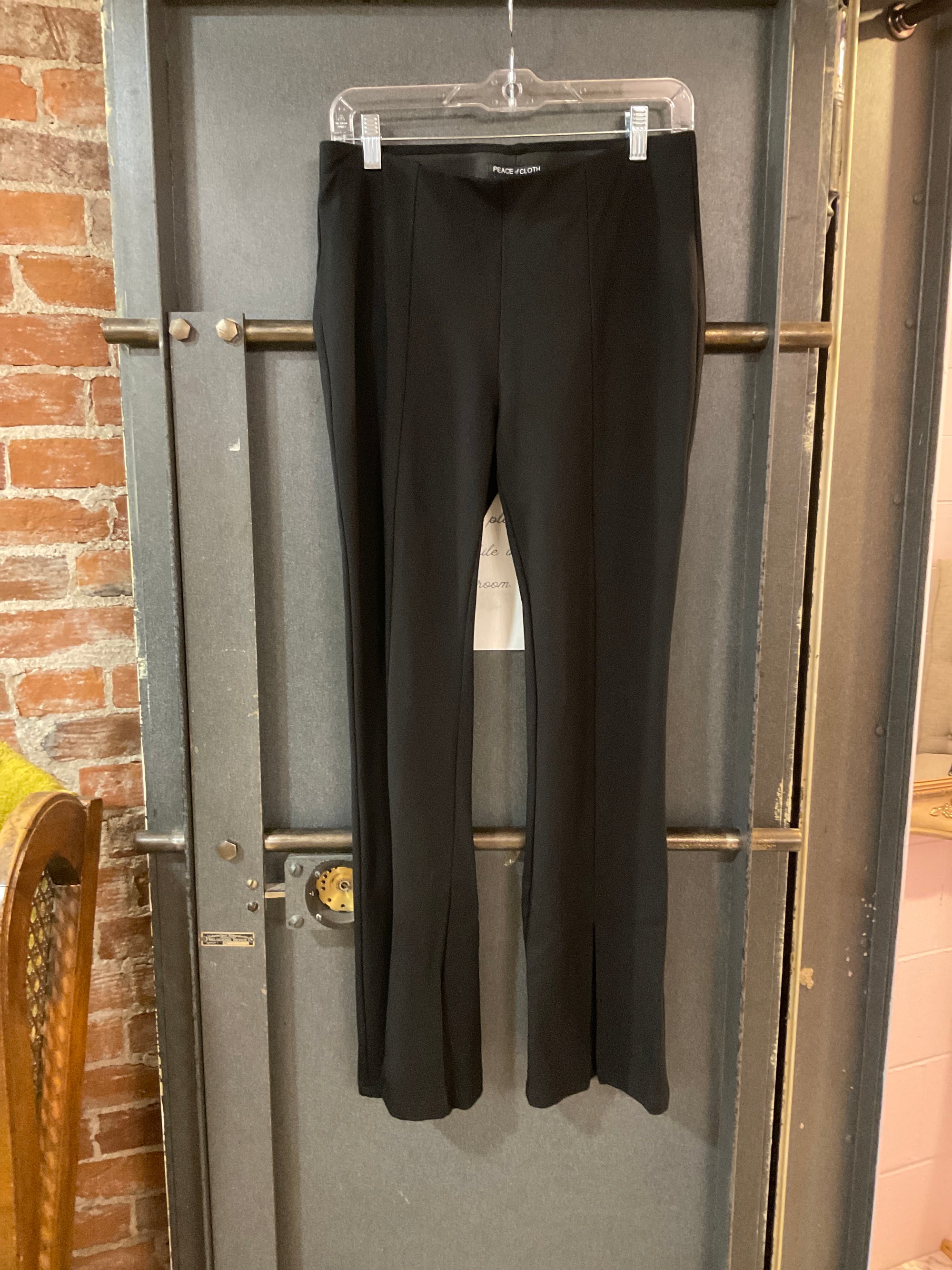 BLACK Peace of Cloth PANTS S