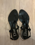 BLACK DIOR SANDAL 9