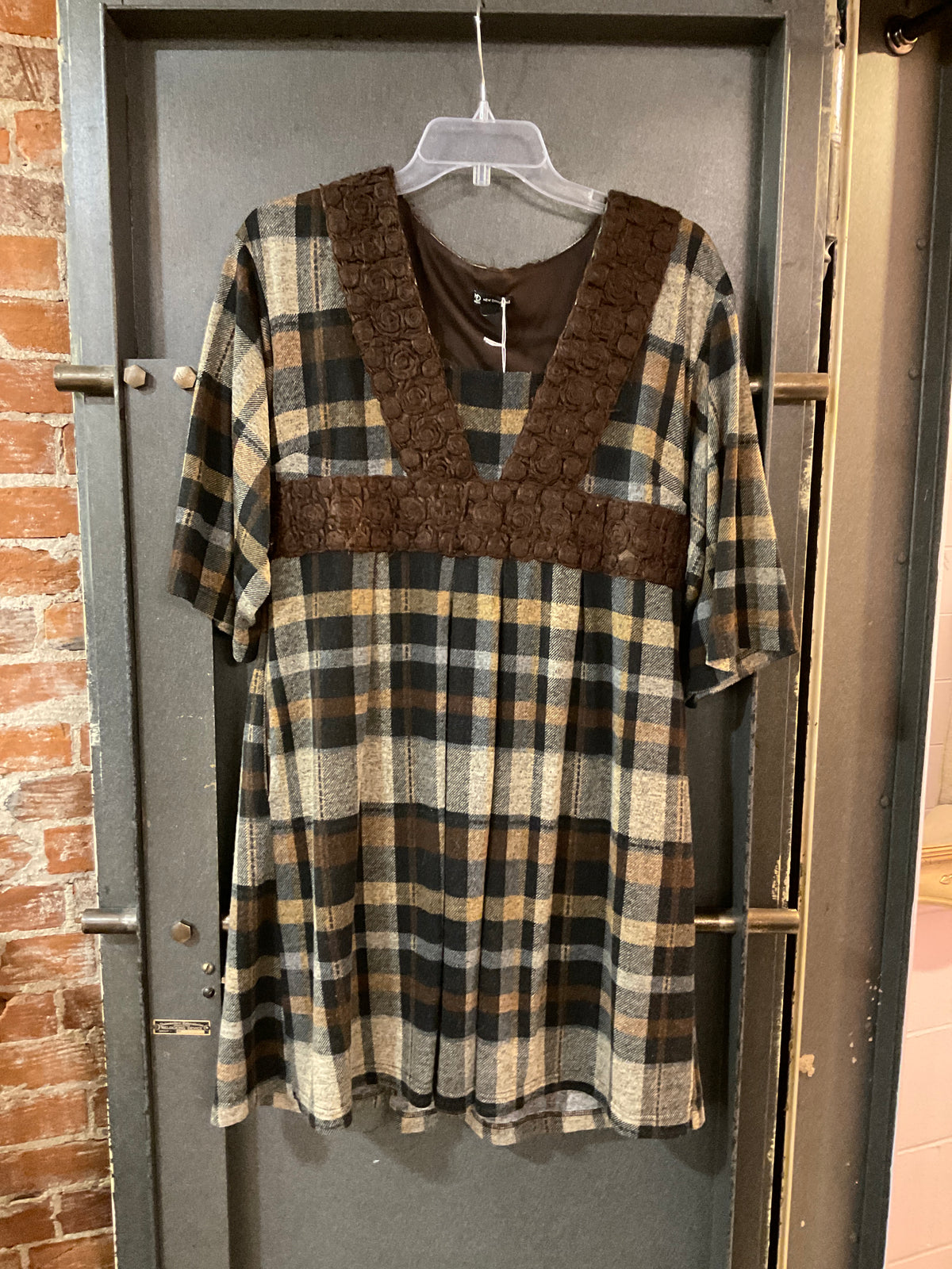NEUTRAL PATTEN NEW DIRECTION DRESS XL